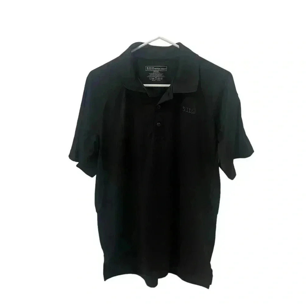5.11 Tactical Black Short Sleeve Polo Size Medium